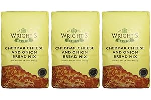 Wright's Baking Cheddar Cheese & Onion Bread Mix 500g (Pack of 3) - Alpine Heights