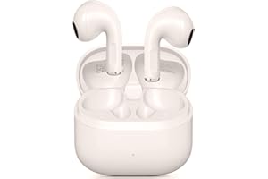 AsiceSound Ecouteurs Bluetooth sans Fil, Casque Bluetooth 5.3, Ecouteurs Hi-FI Son Stéréo, 46 Heures Durée de Lecture, IP7, contrôle Tactile, Ajustement Confortable, pour iOS Android