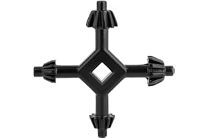 PENITUE 4-in-1 Bohrfutterschlüssel, 4 Größen Multifunktionales Universal Bohrfutterschlüssel Handbohrwerkzeug zum Ersetzen von Bohrmaschinen Elektrowerkzeugfuttern