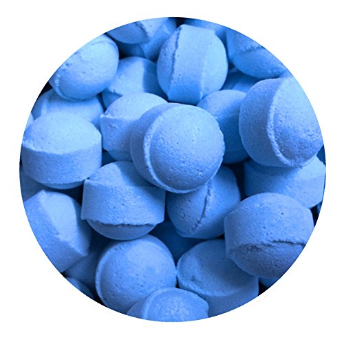 5 x Blueberry Scented Bath Marbles Fizzers Mini Bombs 10g Each