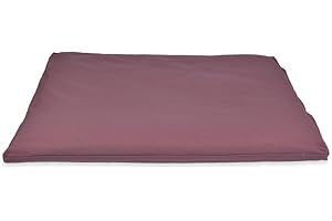 Lotuscrafts Tappetino da meditazione, cuscino da meditazione, modello Zabuton Delux, altezza 4 o 7 cm, fodera lavabile 100% cotone, certificato GOTS