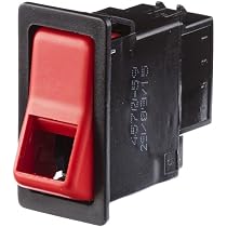HELLA 6HH 004 570-591 Interruttore, Lampeggiatore d'emergenza, 24V, Variante di dotaz. I-0, N° raccordi 7, Montaggio, interno, con funzione confort, Marcatura colore rosso