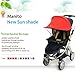[Manito] New Sunshade / Sunshade for Baby stroller, Pushchair, and Car Seat, Wide Sunblock, UV Cut, Universal and easy installing (Purple)