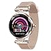 Produktbild Farbbildschirm Smartwatch, Miya H1 1,04 Zoll IP67 wasserdicht Fitness Armband mit Blutdrucktest Pulsmesser Intelligentes Damen Armband Vorhersage Menstruationszyklus Fitness Pedometer Smartwatch-Gold