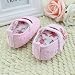 Koly Newborn Baby Little Lace Flower Soft Bottom Prewalker Shoes Toddler First Walking Shoes