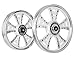 Kingway GS3S Fat Boy Bike Alloy Wheel Set of 2 19/18 Inch Mirag White CNC-Royal Enfield Classic Desert Storm RS.9998.00