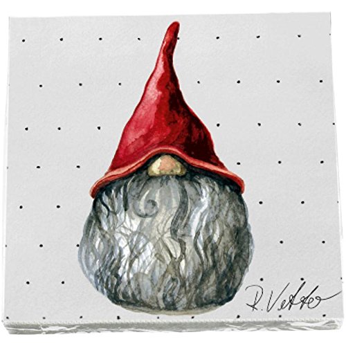 Preisvergleich Produktbild Nääsgränsgården Servietten Cocktail 25 x 25cm Wichtel Herman