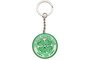 CELTIC F.C. Celtic FC Celtic Crest Keyring Llavero, Adultos Unisex, Multicolor (Multicolor), Talla Única