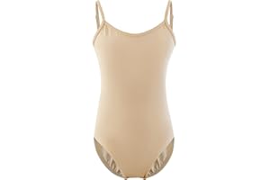 XiaoMoSha Girls Gymnastics Leotards Camisole Vests for Ballet Dance Seamless Undergarment Bodysuits Dancewear for Children with Adjustable Straps for 2-14 Years Girls