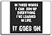 Produktbild In Three Words I Can Sum Up, Everything In Life... - Motivational Quotes Fridge Magnet - Kühlschrankmagnet