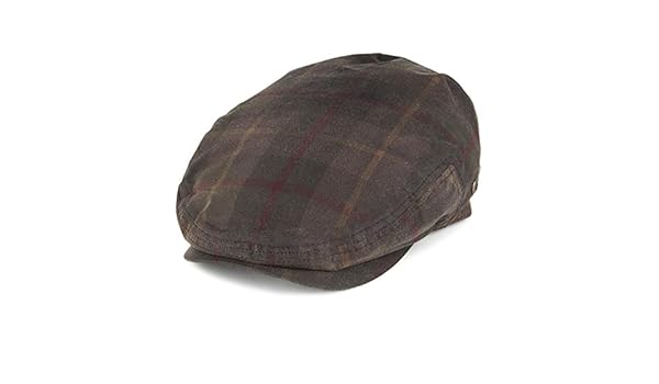 stetson adin waxed flat cap