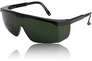HUGWAIT IPL Schutzbrille für Laser Haar Abbau, Lichtschutzbrille für Kosmetologie Betreiber Laserschutzbrille für Haarentfernungs Behandlung