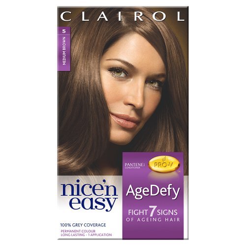 Nice'n'Easy Age Defy Permanent Hair Colour -  Medium Brown Number 5