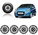 Auto Pearl-Premium Quality Car Full Black Wheel Cover Caps Black 13 inches Press Type Fitting For - Maruti Suzuki A-Star RS.1649.00