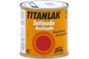 TITANLUX Titanlak, Esmalte Laca sintética Satinado, Blanco Piedra, 750 ml, El embalaje puede variar