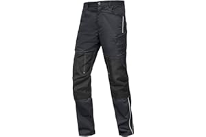 WORK IDEA Pantalon de Travail pour Homme avec Poches à Genoux Oxford en Toile résistante