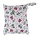 Reusable Baby Cloth Diaper Bag Double Zipper 36 x 30cm (Farm Pattern)