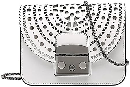 Tanling Women's Bags PU Crossbody Bag Flower For Wedding Event/Party Casual Sports Formal Office &amp; Career Outdoor All Seasons Black Blushing Pink Milky White