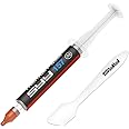 SYY Thermal Paste, 2 Grams CPU Thermal Paste Thermal Compound Paste Heatsink for IC/Processor/CPU/All Coolers, 15.7W/m.k Carb