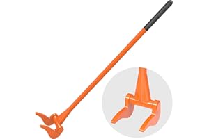 Insaga Vollständig geschweißter Palettenbrecher mit 127,7 cm langem Griff, strapazierfähiges, industrielles Deckbrett-Entfernungswerkzeug und Palettenheber, rutschfester Griff