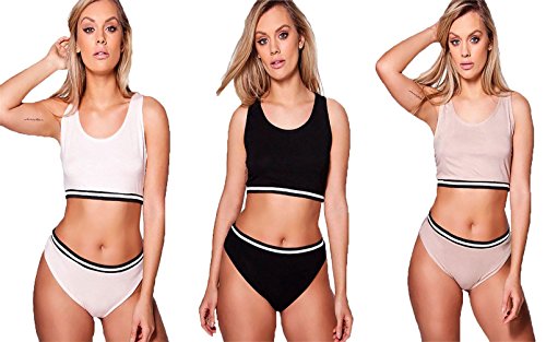 Womens-Sleeveless-Racer-Back-Muscle-Crop-Yoga-Top-Ladies-Brief-Suit