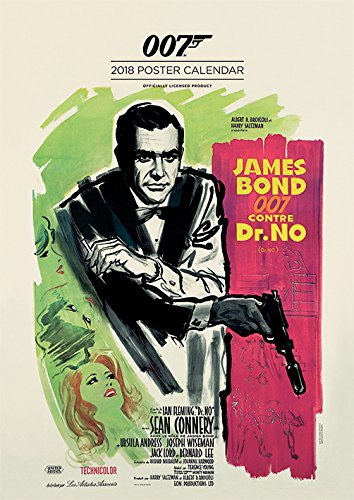 Preisvergleich Produktbild 2018 James Bond Official A3 Calendar
