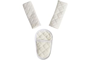 GISSROYS Pram Shoulder Strap Covers with Protective Cover for Baby Carriage Accessories Comfort Safety Baby Pram Shoulder Strap Covers