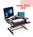 Produktbild CHANKONG Stehpult, 90cm Höhe verstellbaren Stehpult, sitzen aufstehen Schreibtisch Topper Riser Stand Up Desktop-Konverter passt 2 Monitore Cherry
