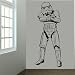 LARGE STAR WARS STORMTROOPER WALL STICKER BOYS, GIRLS, CHILDRENS, KIDS, BABY NURSERY, BEDROOM, PLAYROOM, JEDI, 1 METER TALL STORM TROOPER