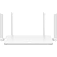 HUAWEI WiFi AX2, 5 GHz Wi-Fi 6 Support up to 1500 Mbps, HarmonyOS Mesh+, Comprehensive Parental Control, 3 WAN/LAN auto-adaptation access points, white, WS7001-20,