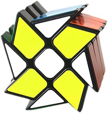 Saioue Newest 3X3X3 Speed Cube Fire Wheel Cube Cool Puzzle Toy Smart Intelligence Challenger for Adults and Kids
