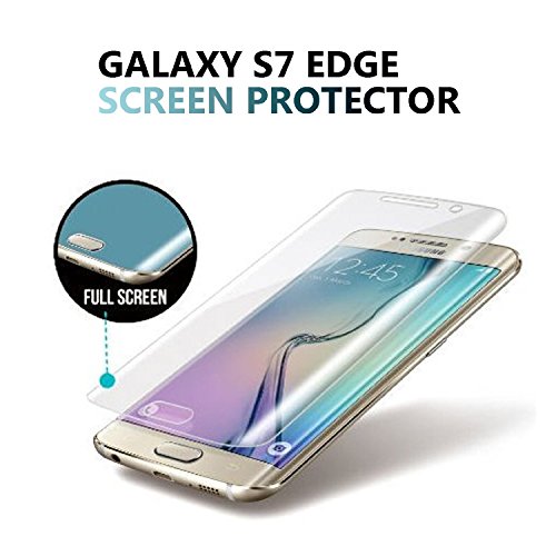 SAMSUNG GALAXY S7 borde PROTECTOR de pantalla  S7 cristal templado 100  cobertura completa curvable PROTECTOR de pantalla con tipo por Blueteck