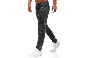 StylSense Tracksuit Bottoms Men with Zip Pockets Joggers Bottoms for Men UK Elasticated Waist Trousers Sweatpants
