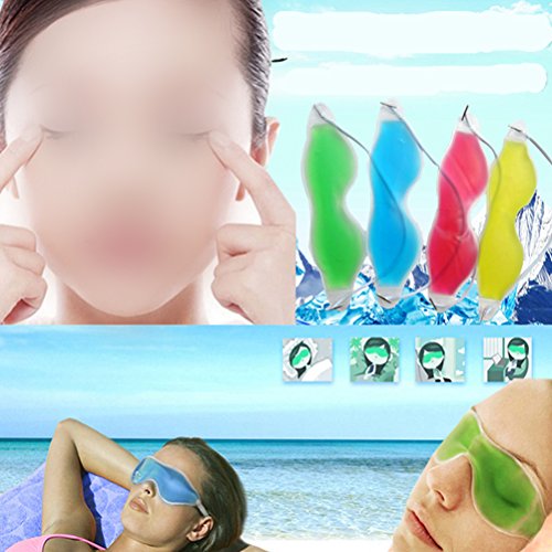 rosenice Cooling Eye Gel Masken Eye Mask Relaxing Pain Relief (grün)