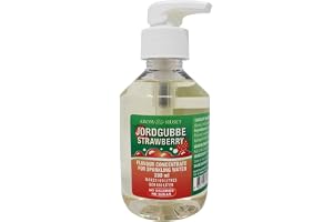 Bordsvattenarom 200 ml Jordgubb pumpflaska, 100 liter dryck