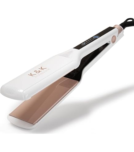 HCAH Hair Straighteners For Women, 44mm Wide Plate Hair Straighteners, 30s Rapid Heating, 6 Adjustable Temperature Levels For All Hair Types (150-250 - View #2