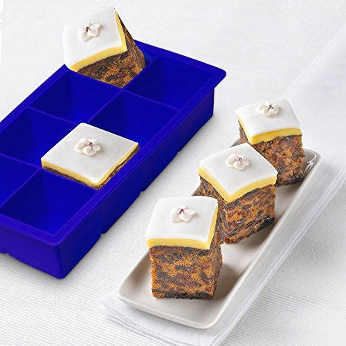 2er Pack Silikon Eiswürfelform für je 8 Eiswürfel，5×5 cm Eiswürfel - 6