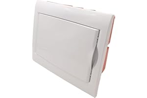 TOT ELECTRIC Quadro elettrico da incasso da 4 a 8 moduli centralino con sportello bianco per interruttori DIN IP40