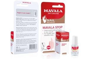 Mavala Stop Deterrent Nail Polish Treatment Stops Putting Fingers In Your Mouth, For Ages 3+, 5 ml (Pack of 1)