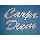 Große Holz Buchstaben Carpe Diem 121 cm Schriftzug in Latein Wandtattoo Spruch