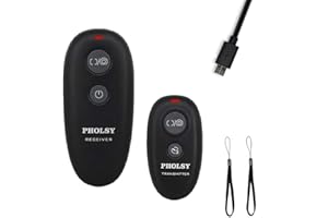 PHOLSY Kabellose Kamera Fernauslöser Auslöser Fernbedienung Kompatibel mit Fujifilm GFX50S X-Pro2 X-H1 X-T2 X-T1 X-T10 X-T20 T100 X-E2S X-E2 X-E3 X-M1 X-A20 X-A5 X-A3 X-A2 X-A1 X-A10 X100F X100T X70