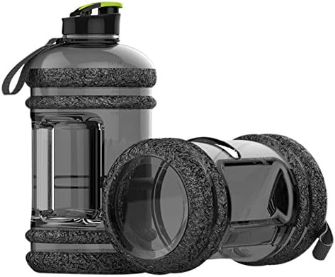 Tolina 2.2L Dumbbells Sport Water Bottle Plastic water Bottle Creative Bottle Kettle LeaKproof good for exercise your arm(1pcs)