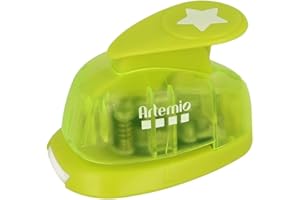 Artemio VIHCP136 Petite Perforatrice à Levier Étoile Plastique Multicolore 8,5 x 5 x 12 cm