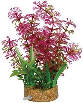 Aqua Spectra AQ19287 Plant with Airstone Base Aquarium Ornament, 17 x 6 cm