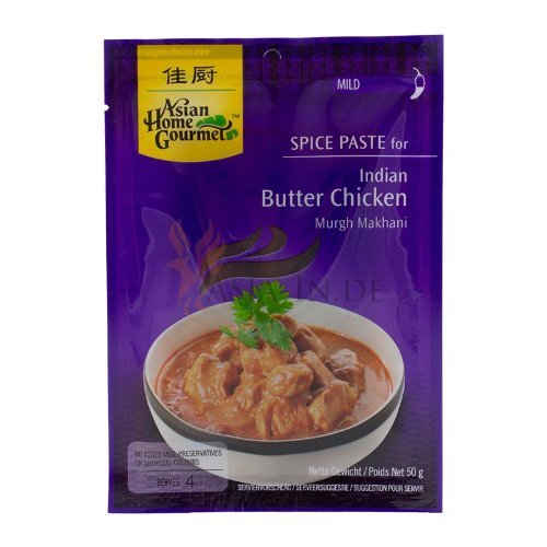 Preisvergleich Produktbild Asian Home Gourmet Würzpaste für indisches Huhngericht mit Butter 50g