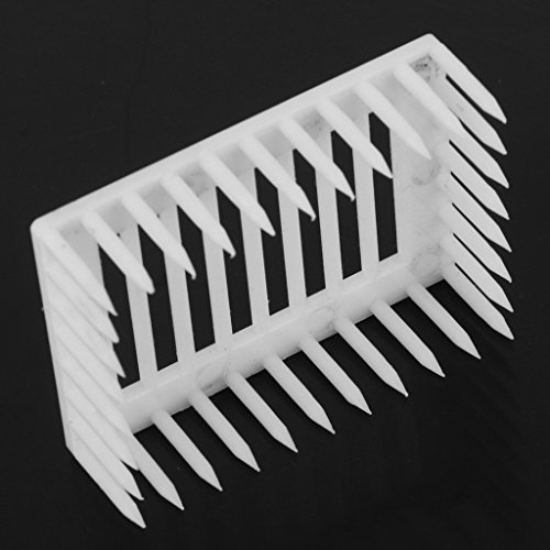 MagiDeal 6pcs Kunststoff Nadel Cage Stil Bienen Königin Käfige Fänger Bienenzucht Tool Weiß - 3