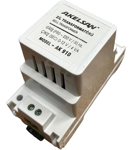 (SIN)「変換」I, II Akelsan AK-311 Zil Trafosu 220V Giriş 15-24V Çıkış – 15W Ray Tipi