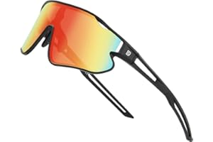 DUCO Kids Sunglasses Youth Baseball Sun Glasses Lightweight TR90 Frame UV400 Sports Cycling Shades for Boys Girls DK268