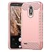 Produktbild LG Stylo 3 Fall, LG Stylo 3 Plus Fall, Sini ([Gladiator Serie] Stoßdämpfung Hybrid Armor Defender Hülle Schutzhülle Case Cover für LG Stylo 3/LG Stylo 3 Plus, Rosegold