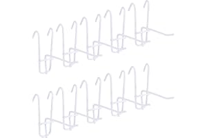 QUARKZMAN 10 rasterväggskrokar 10 cm rutnät vägg panel display krok